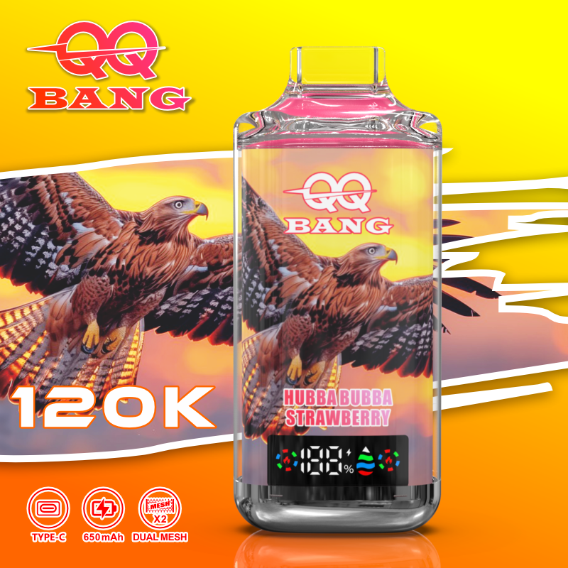 QQ Bang 120K Hubba Bubba Strawberry