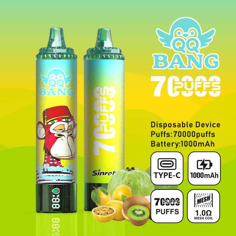 QQ Bang 70K Kiwi Passion Fruit Pomegranate