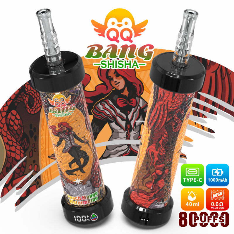 QQ Bang Shisha 80K Peach Mango Watermelon