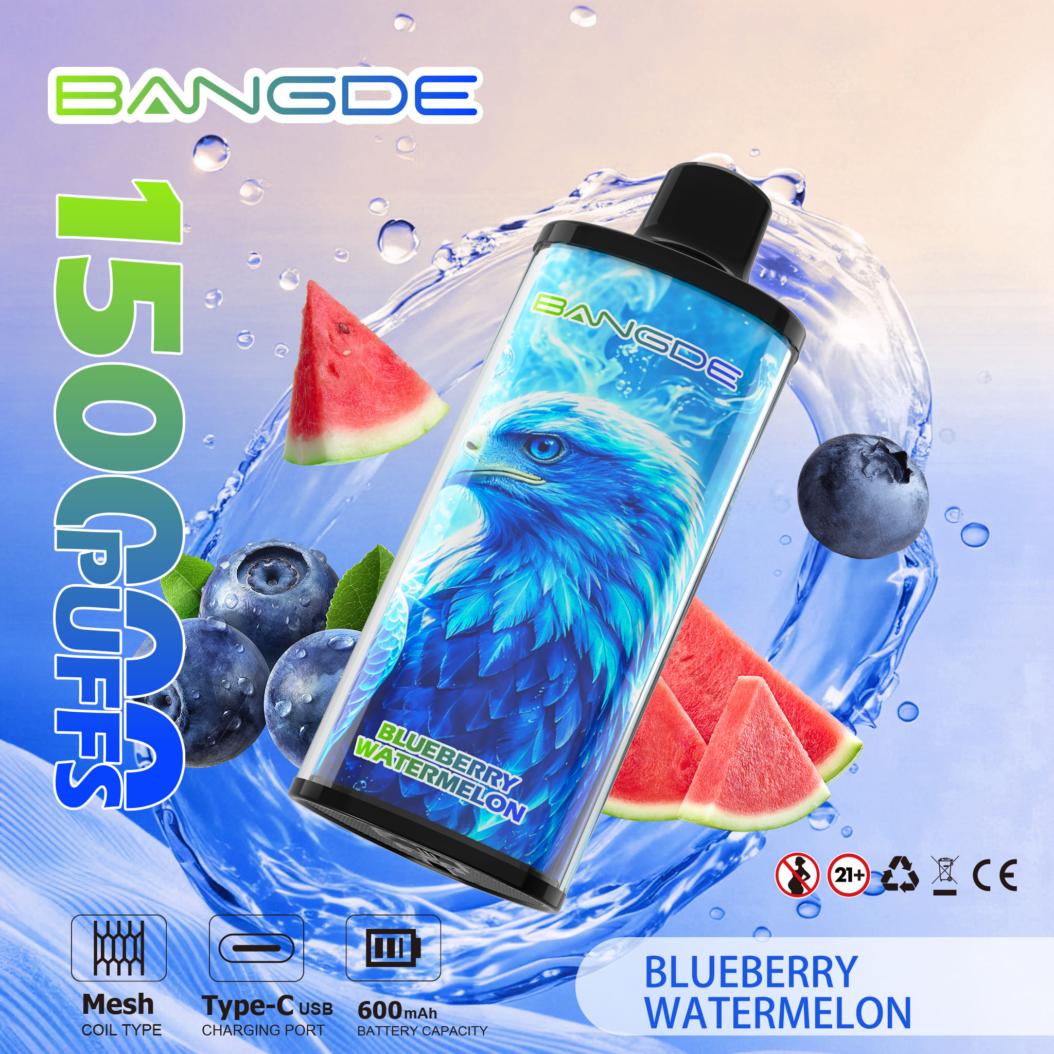 Bang DE 150K Blueberry Watermelon