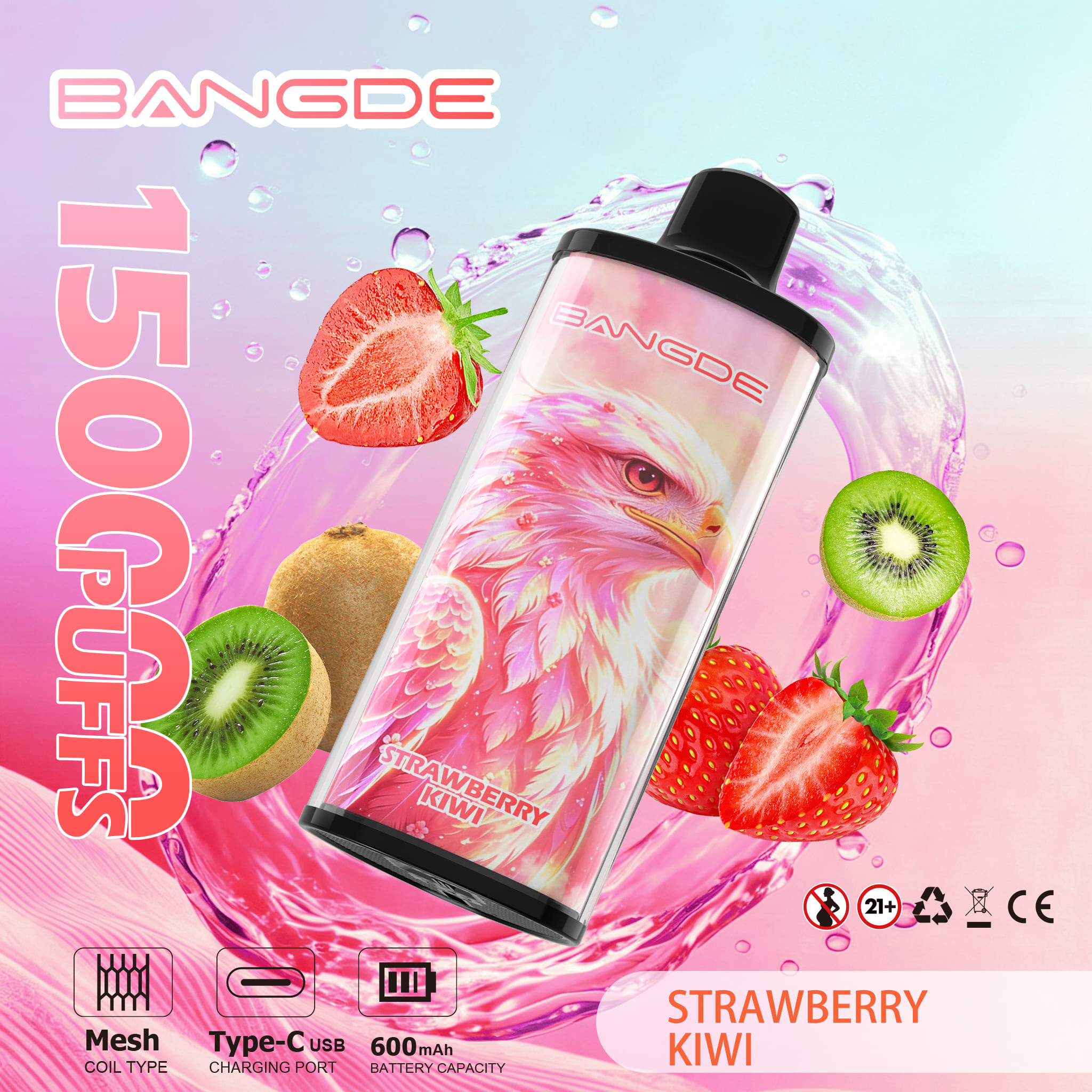 Bang DE 150K Strawberry Kiwi