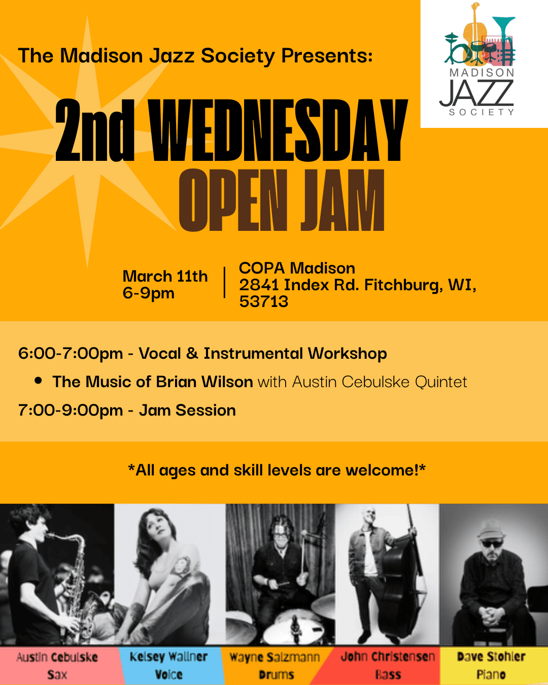 Workshop + Jam Session with Austin Cebulske