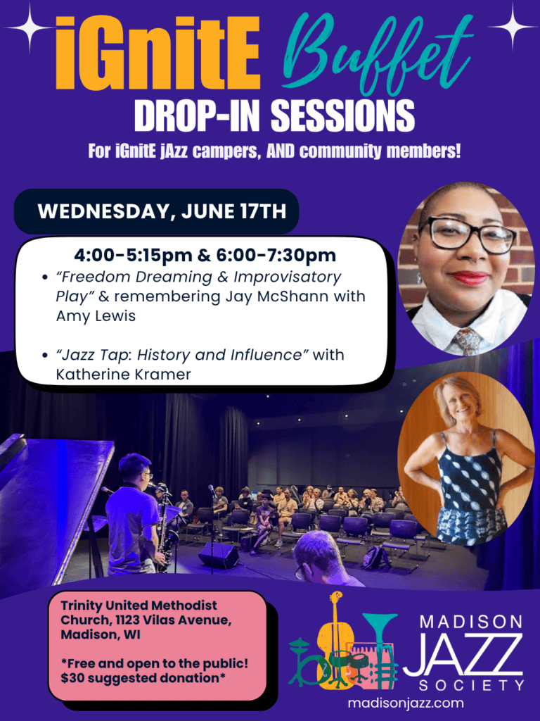 iGnitE Buffet drop-in sessions poster for Wednesday, June 17