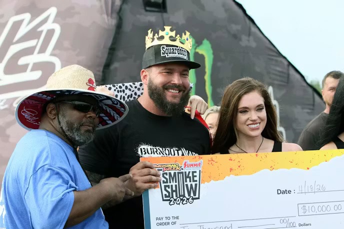 Mustang Week Burnout Contest Winner