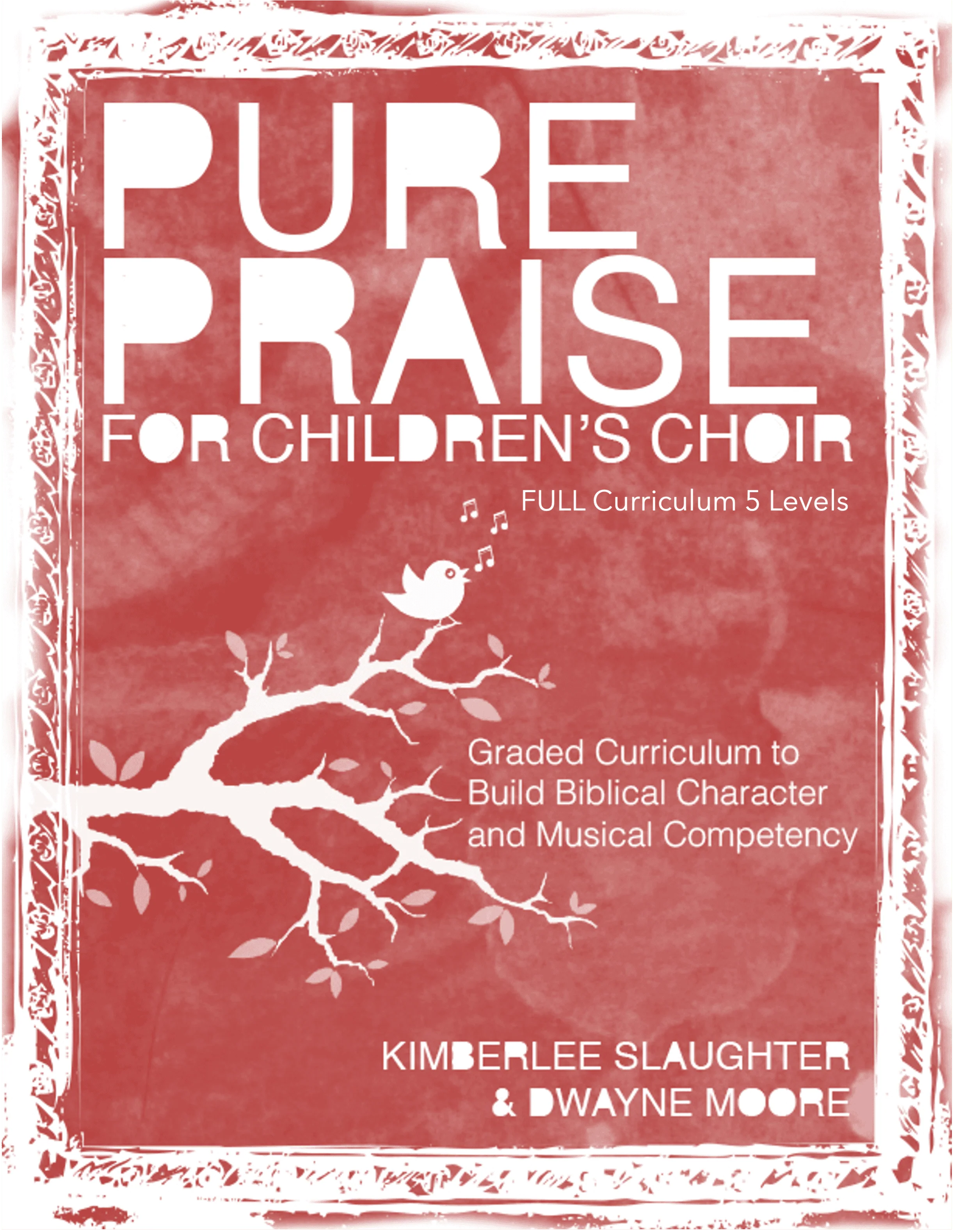 The red Pure Praise for Children’s Choir curriculum cover, showcasing the specific resource designed to equip children’s choir ministry leaders.