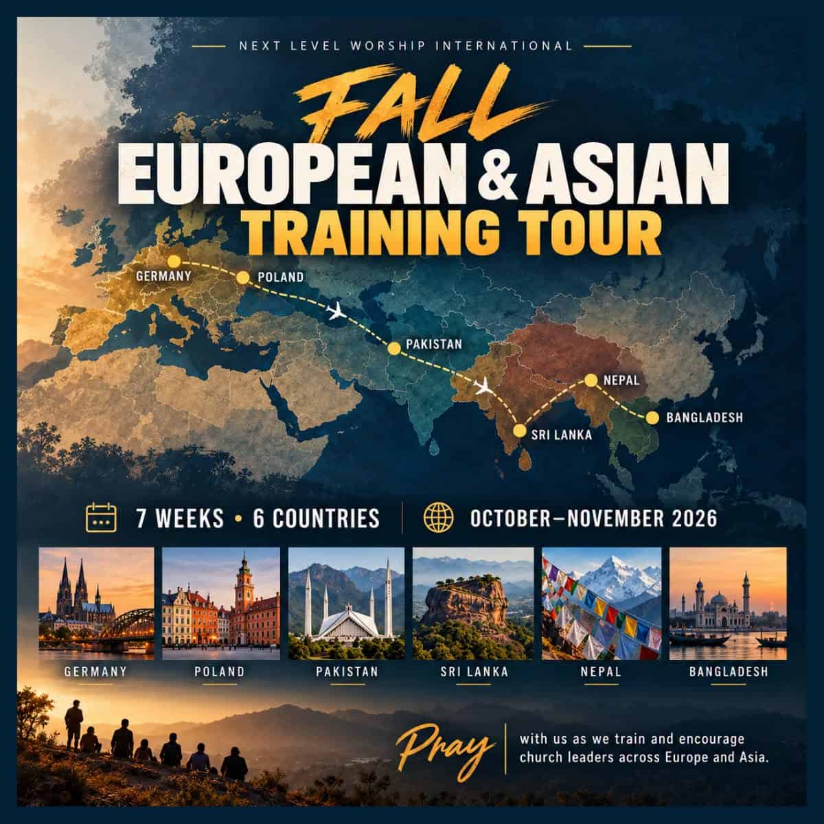 Fall European and Asian Training Tour graphic