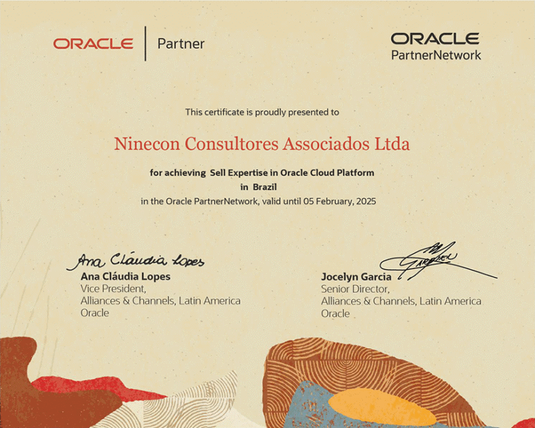 Ninecon - Sell Expertise in Oracle Cloud Platform - Fev 25