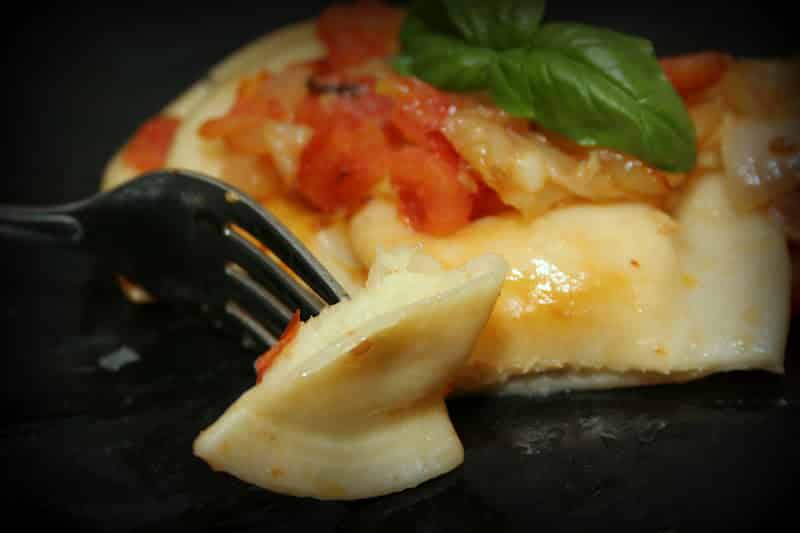 Italian Pierogi with Garlic, Tomatoes, and Basil