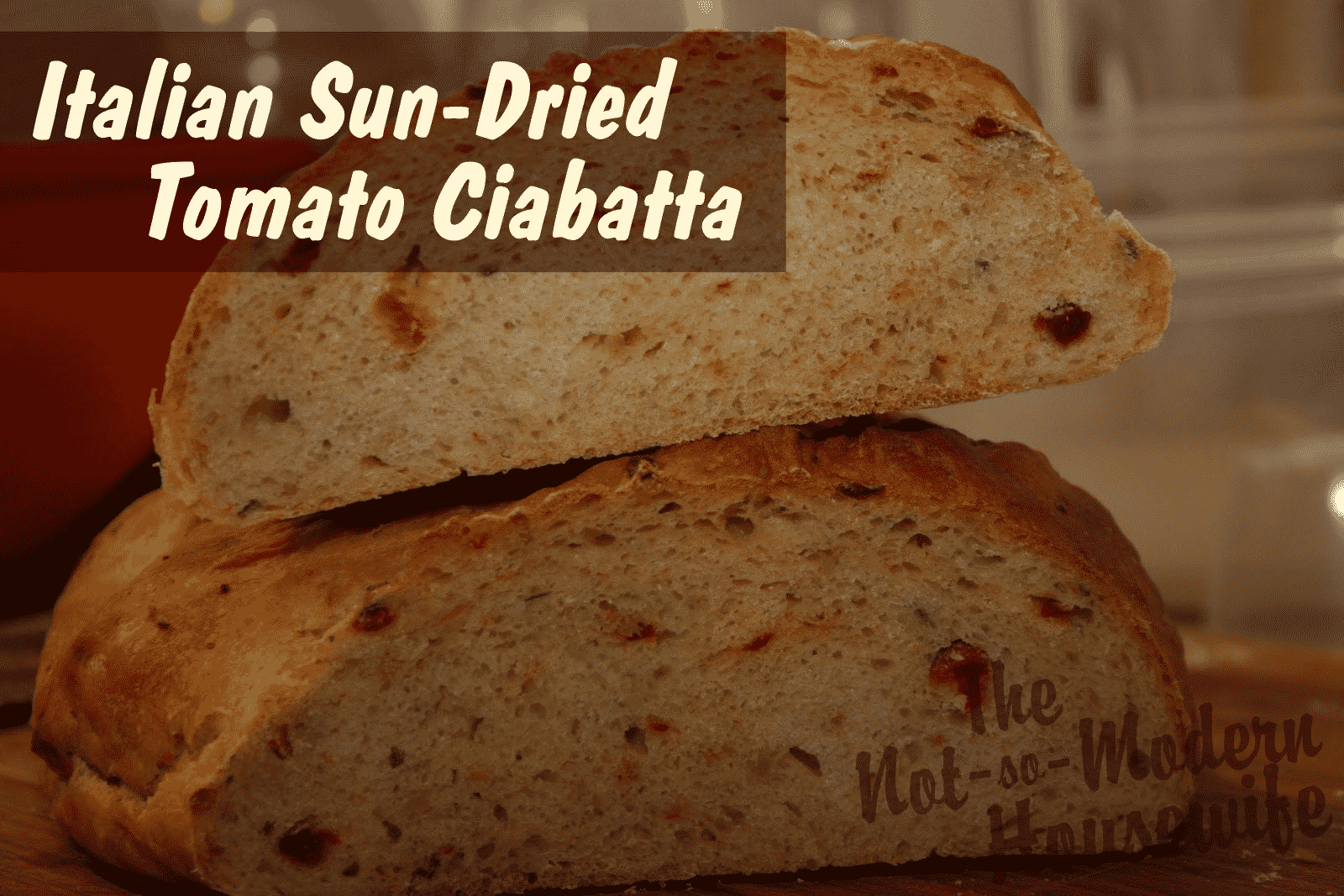 Italian Sun-dried Tomato Ciabatta