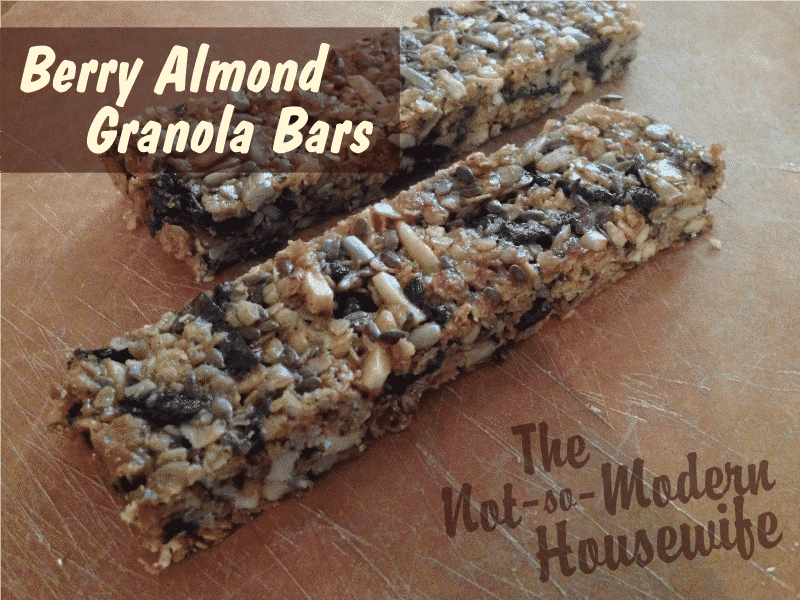 Berry Almond Granola Bars