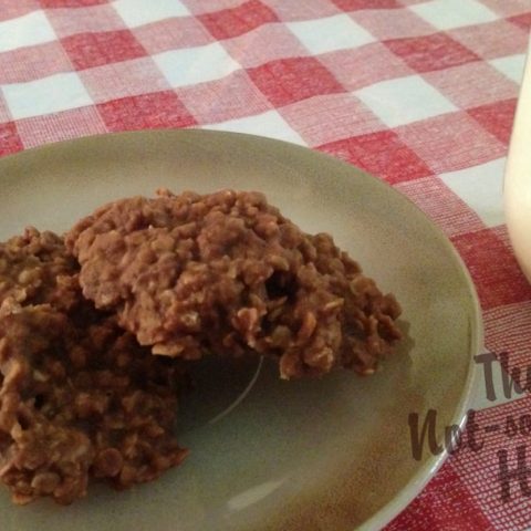 Chocolate Peanut Butter No Bake Cookies