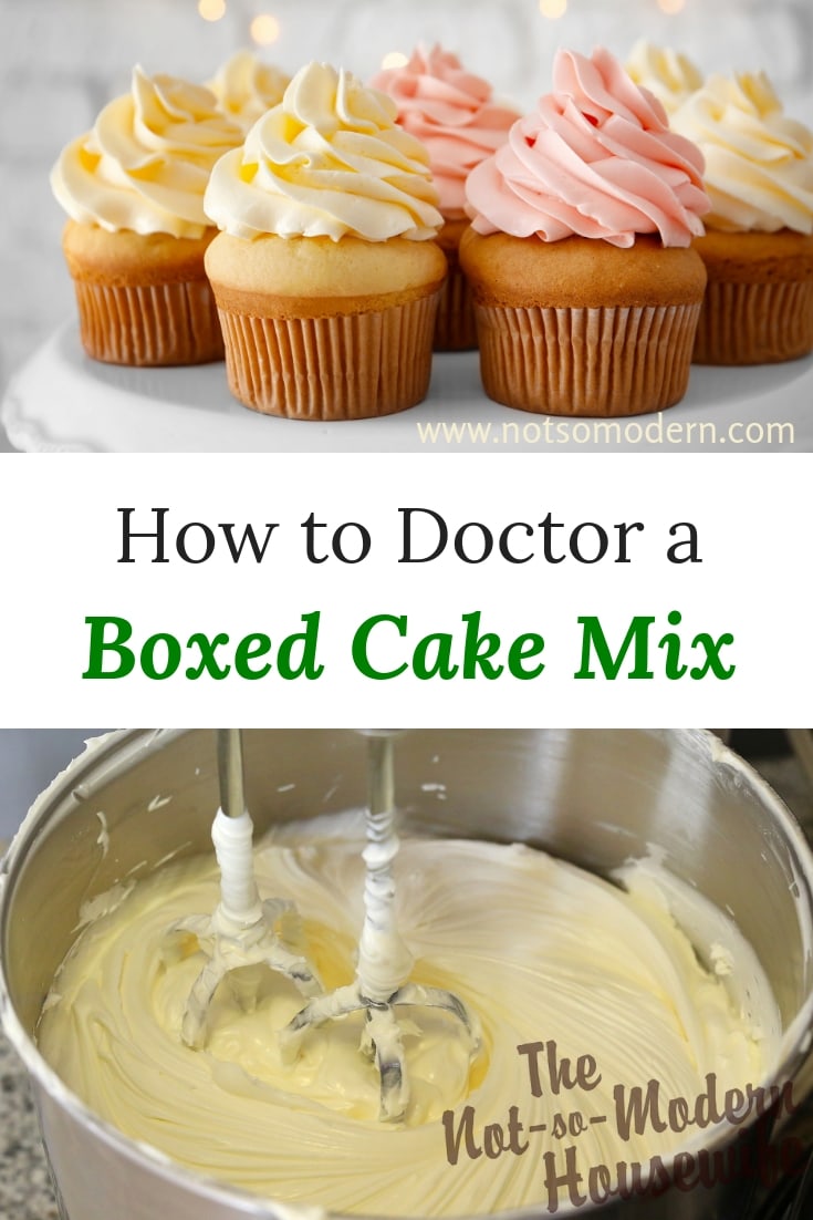 adding pudding to cake mix | The Not so Modern Housewife