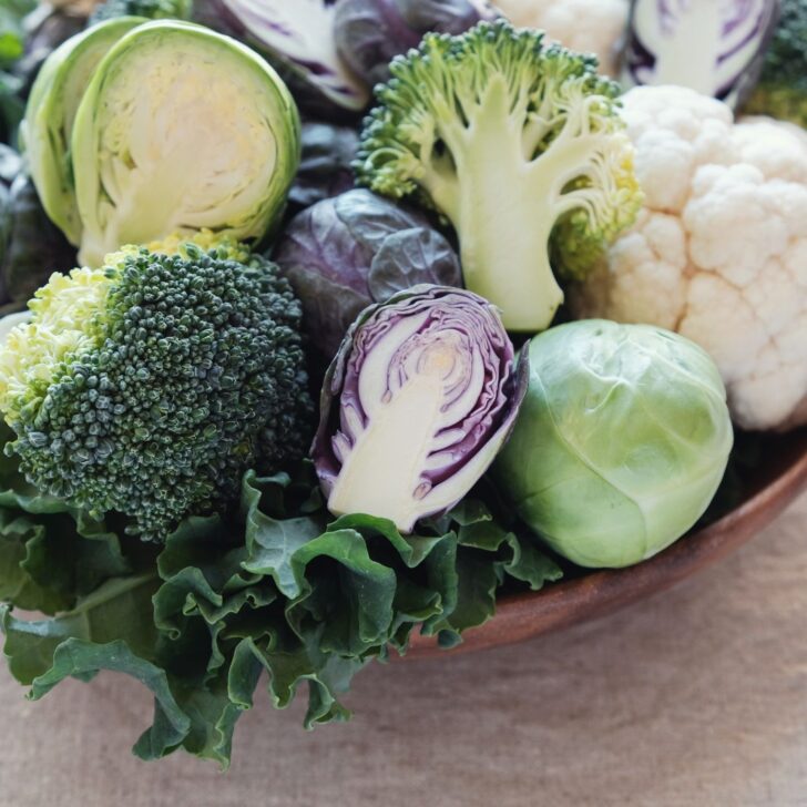 Understanding and Managing Estrogen Dominance Naturally | The Not so Modern Housewife incorporate cruciferous vegetables to help with symptoms of estrogen dominance - broccoli, brussels sprouts, cauliflower, cabbage