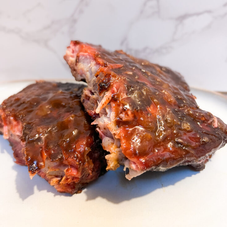 smoked ribs with pineapple | The Not so Modern Housewife