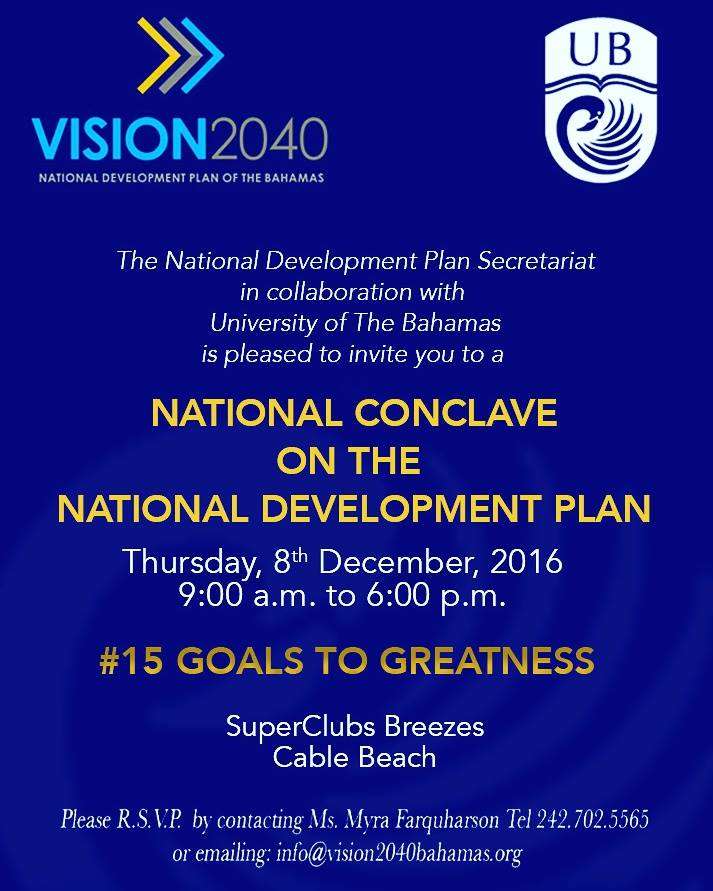 One Eleuthera Foundation CEO Panelist at National Development Plan Conclave