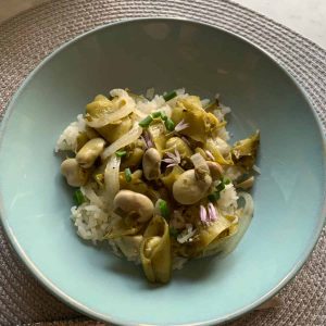 Fava Beans With Onions