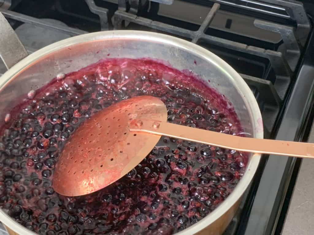 Blackcurrant jam.