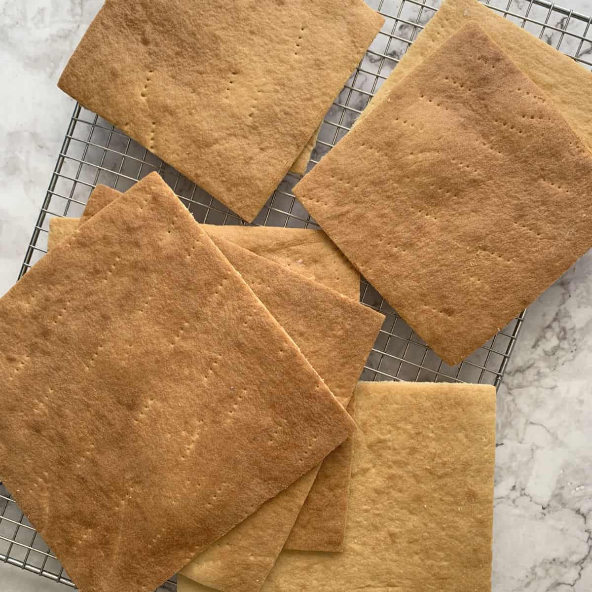 Cutting the baked sheet cake to desired size.
