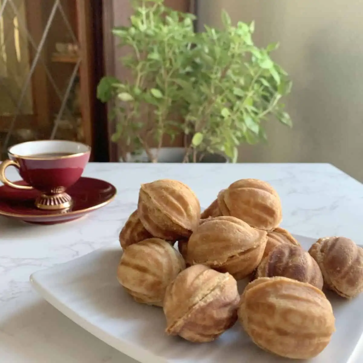 Cookies and coffee.