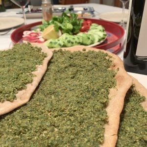 Falafel Pizza.