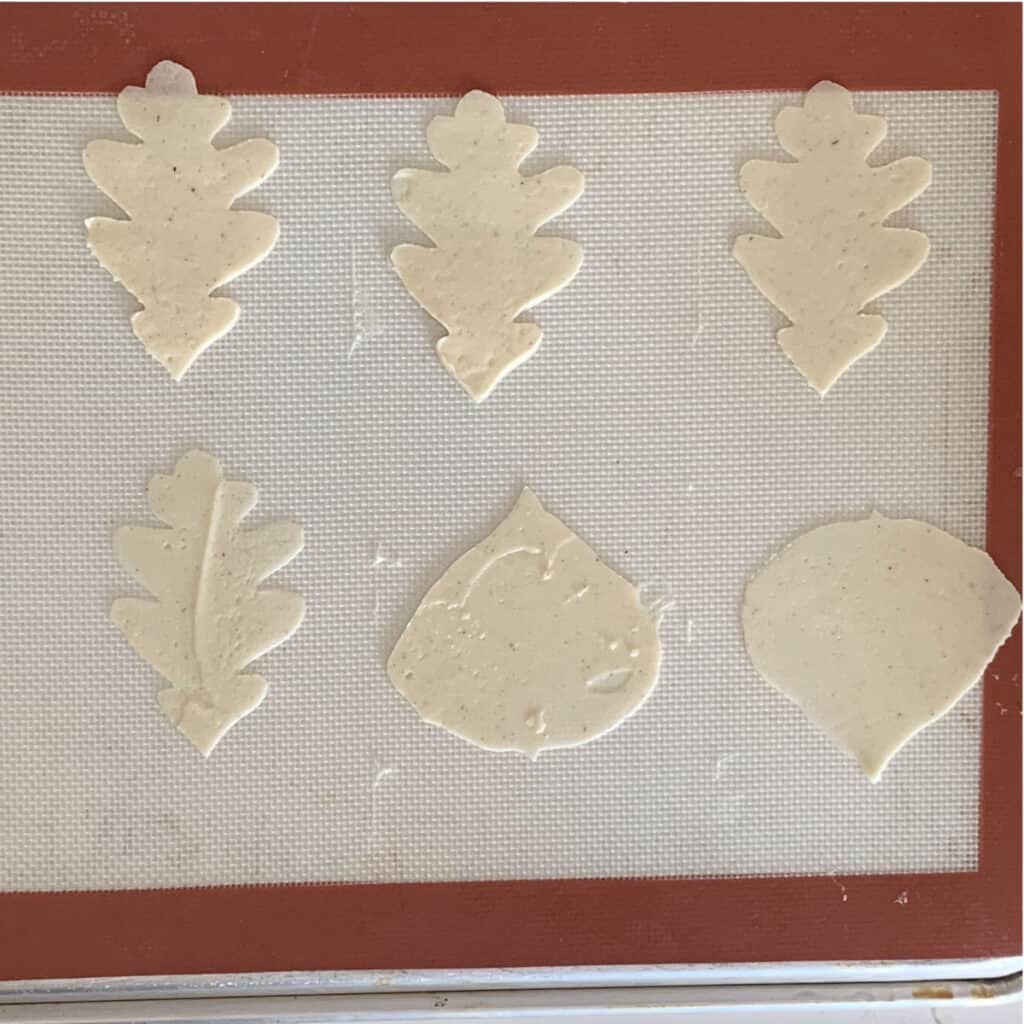 Tuile leaves cookies making 12s 7