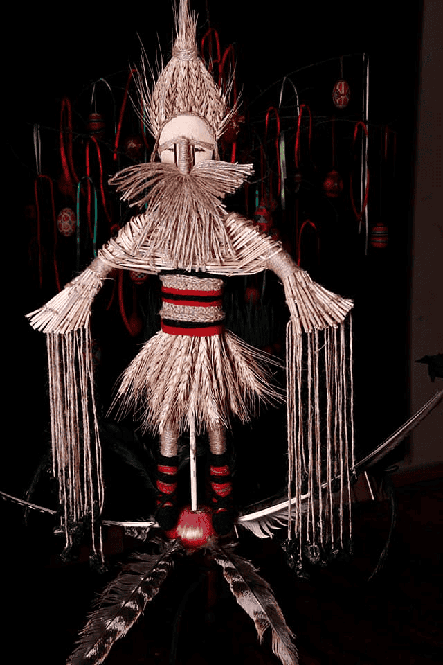 An Armenian man doll representing Lent.