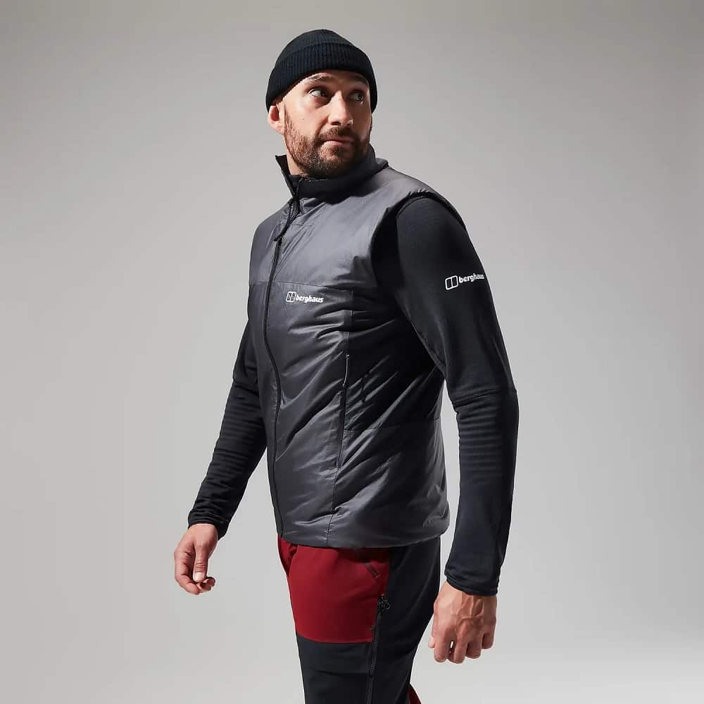 Berghaus Men's MTN Arete LB Synthetic Vest - Grey/Black