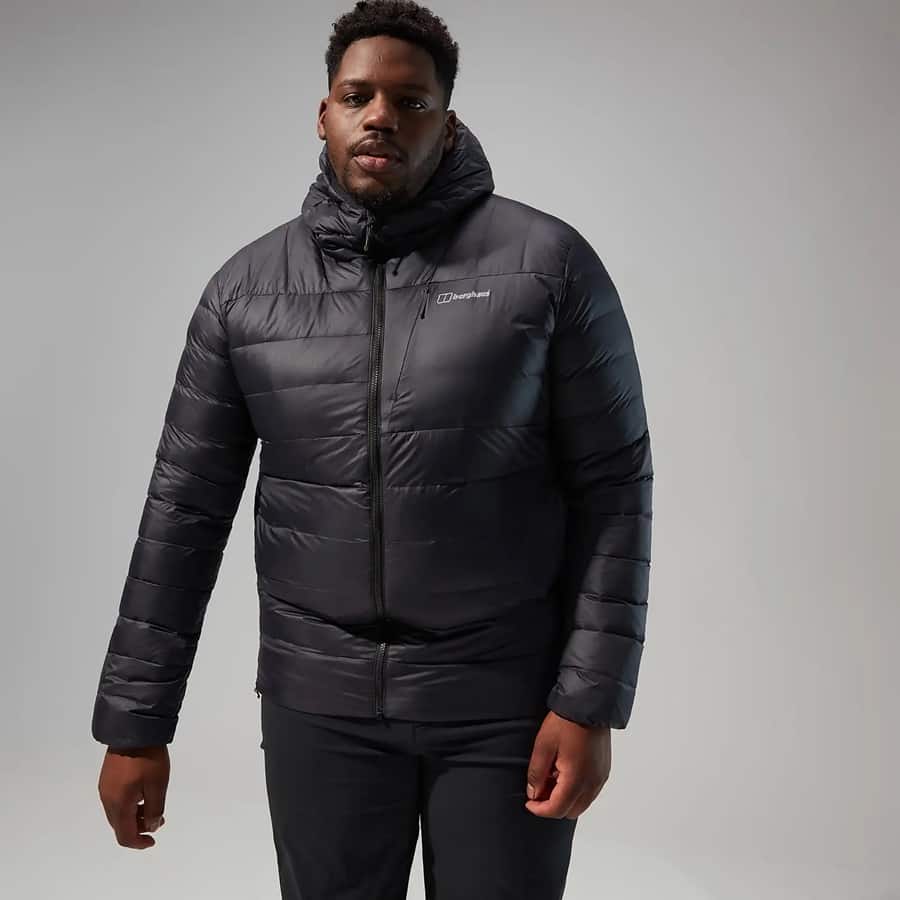 Berghaus Men's Silksworth Hooded Down Insulated Jacket – Black