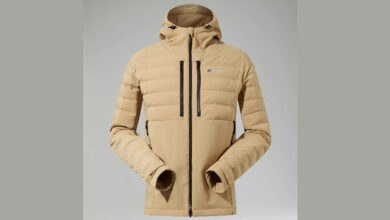 Berghaus Men's Theran Hybrid Hooded Insulated Jacket – Natural