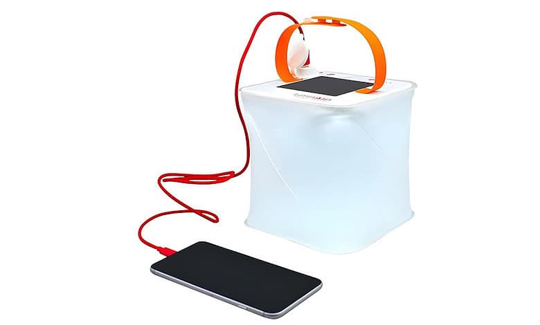 LuminAID PackLite Max 2-in-1 camping lantern and phone charger