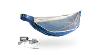 JungleNest Hammock + Helios Ultralight Hammock Straps