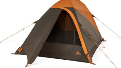 Lightweight outdoor camping tent for hiking and backpacking adventures.
