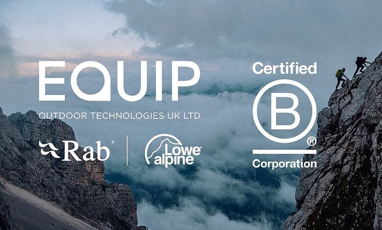 Outdoor Insight logo featuring Rab and Lowe Alpine brands on mountain backdrop.