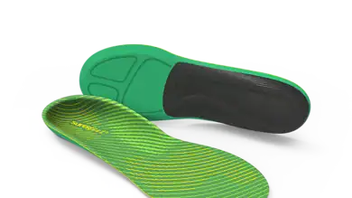 High arch insoles for enhanced support and comfort during outdoor activities.