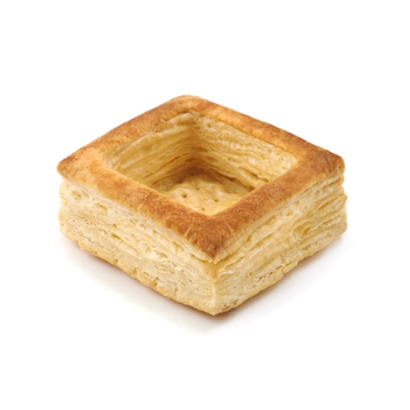 48 Bouchees Feuilletees Carrees Neutre Quatro 8Cm