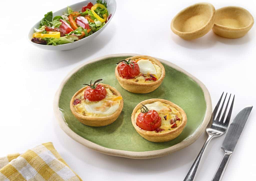 180 Puff Pastry Quiche Cases 7cm