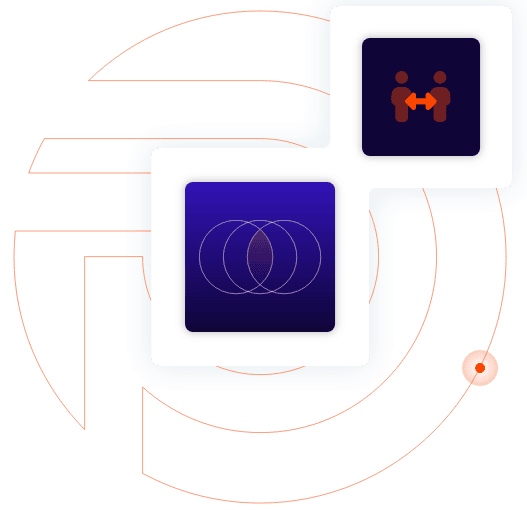 Purpose logo with icons