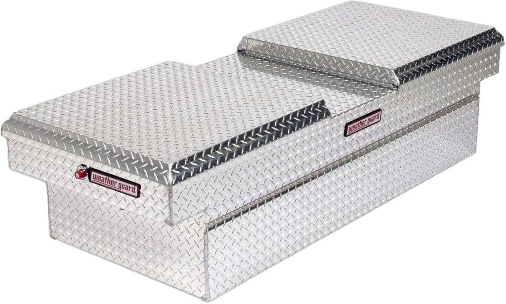 Silver Weather Guard Cross Box Tool Truck Box