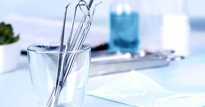 Dental instruments used for porcelain onlays and inlays at Riverside Dental in Leesburg VA