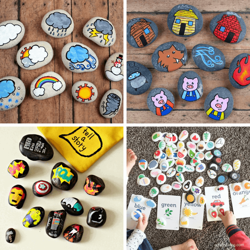 Story Stones Guide: How to Make And Ways to Use Them 17 story stones ideas 1