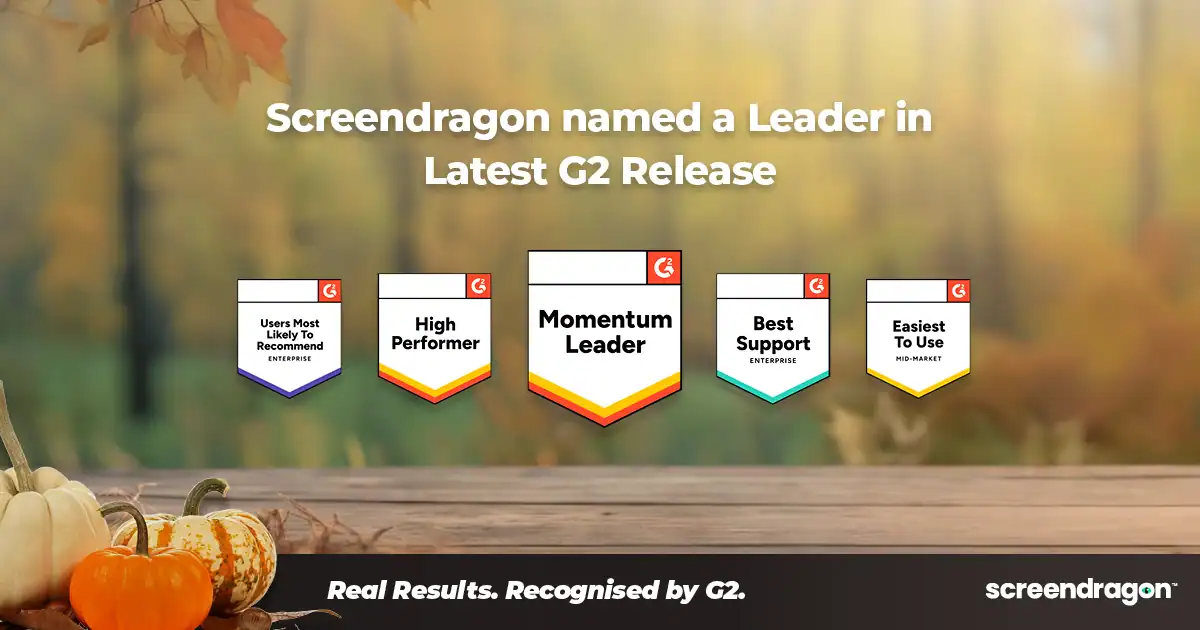 utumn Accolades: Screendragon Named G2 Leader