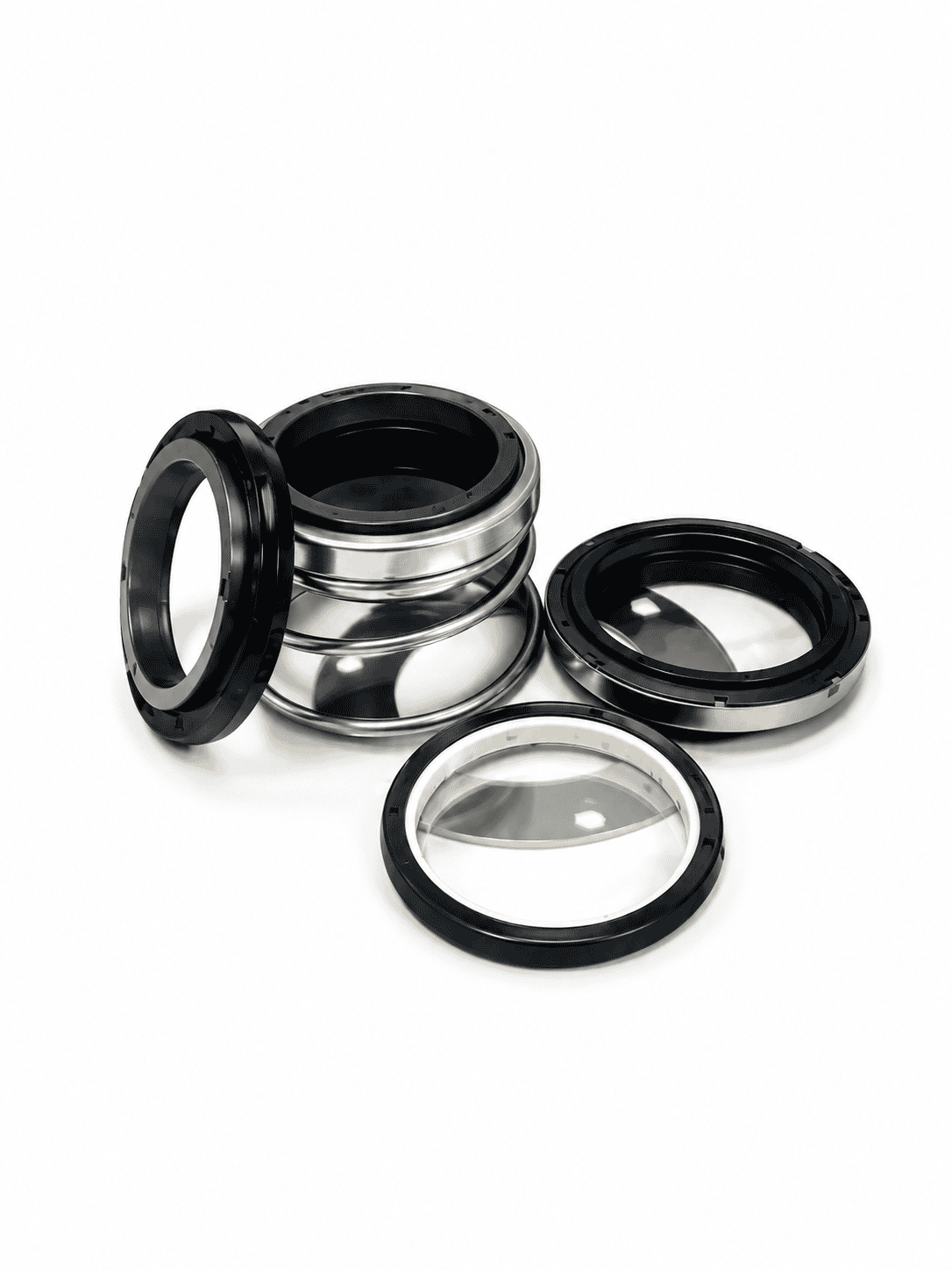 Ebara DML Series double mechanical seal, step shaft, 30/35 40/45 and 45/50 mm, upper and lower seal set