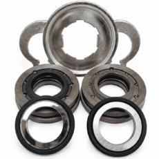 Flygt 3102 pump repair kit with carbon and tungsten carbide mechanical seals, Buna-N O-ring set and optional Griploc pre-set seals