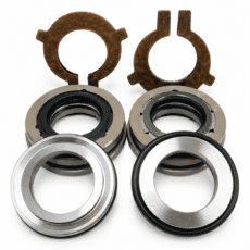 Flygt 3127 pump repair kit with carbon and tungsten carbide mechanical seals, Buna-N O-ring set and optional Griploc pre-set seals