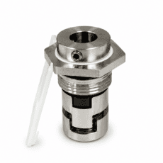 Grundfos CR unitized cartridge mechanical seal, Type H threaded and Type E clamp-in, SiC/SiC/Viton