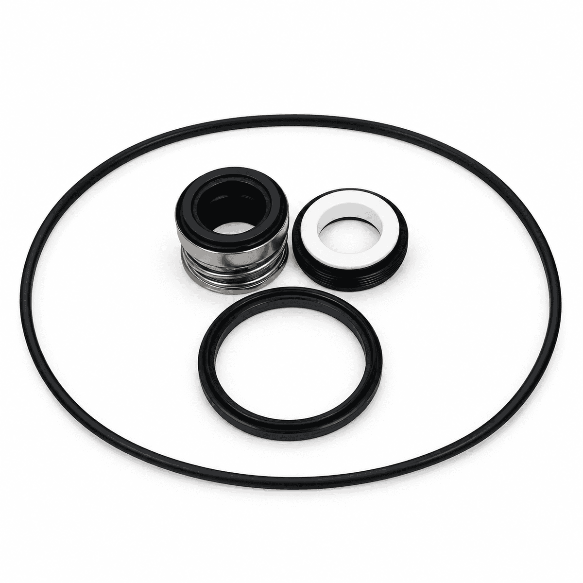 Hayward Super Pump seal kit — PS-201 shaft seal (SPX1600Z2), SPX1600T housing gasket and SPX1600R diffuser gasket