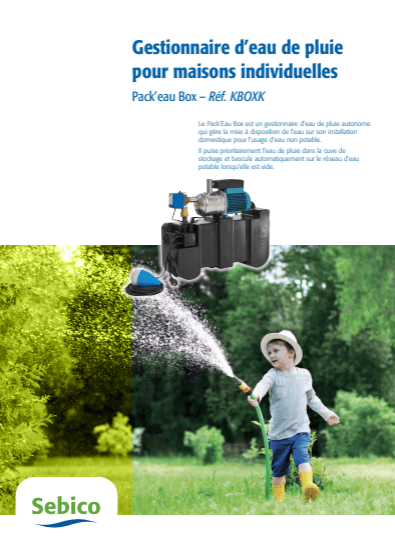 Gestionnaire d'eau de pluie Packeau Box