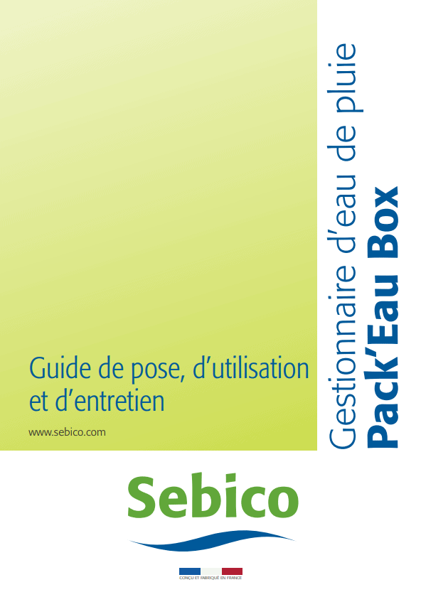 Gestionnaire d'eau de pluie Packeau Box
