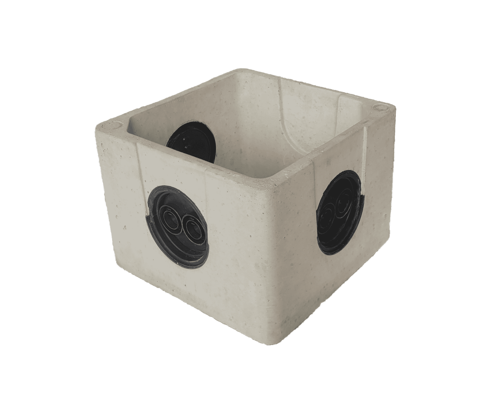 Boîte béton à opercules Boîte béton à opercules