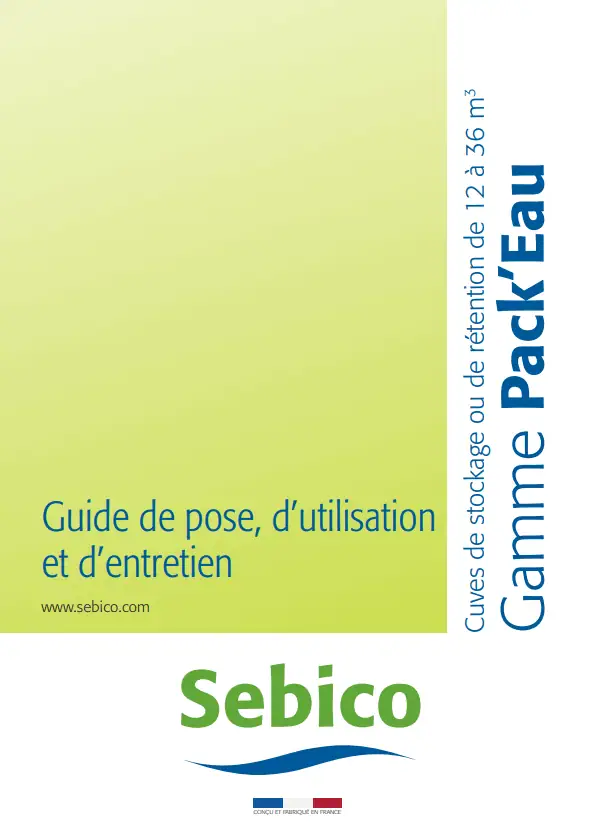 Cuve de stockage ou de rétention de 12 à 36 m3